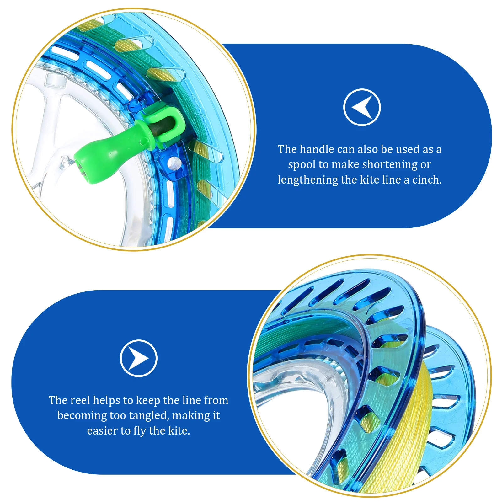 รอกพร้อมสาย ลูกปืนกันกระแทก สำหรับเครื่องมือม้วนเก็บสายกลางแจ้ง อุปกรณ์เสริมสำหรับเด็กและผู้ใหญ่ ใช้งานกลางแจ้ง