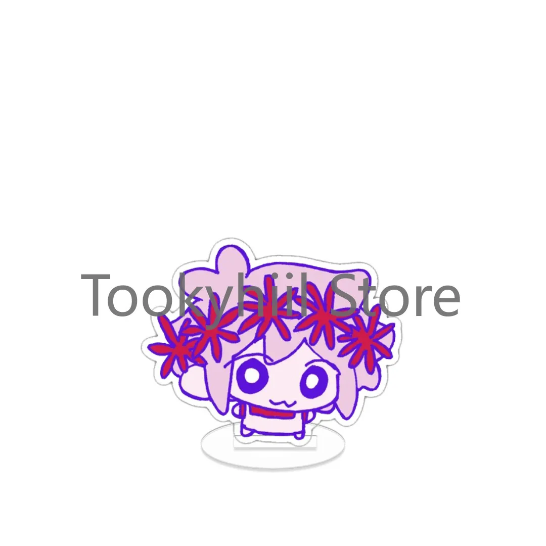 Omori بكسل الاكريليك حامل لعبة ببطاقات ورقية الكرتون لعبة مجسمة الشكل أوبري سطح المكتب الحلي كيل بطل تزيين الريحان ماري الملحقات #2