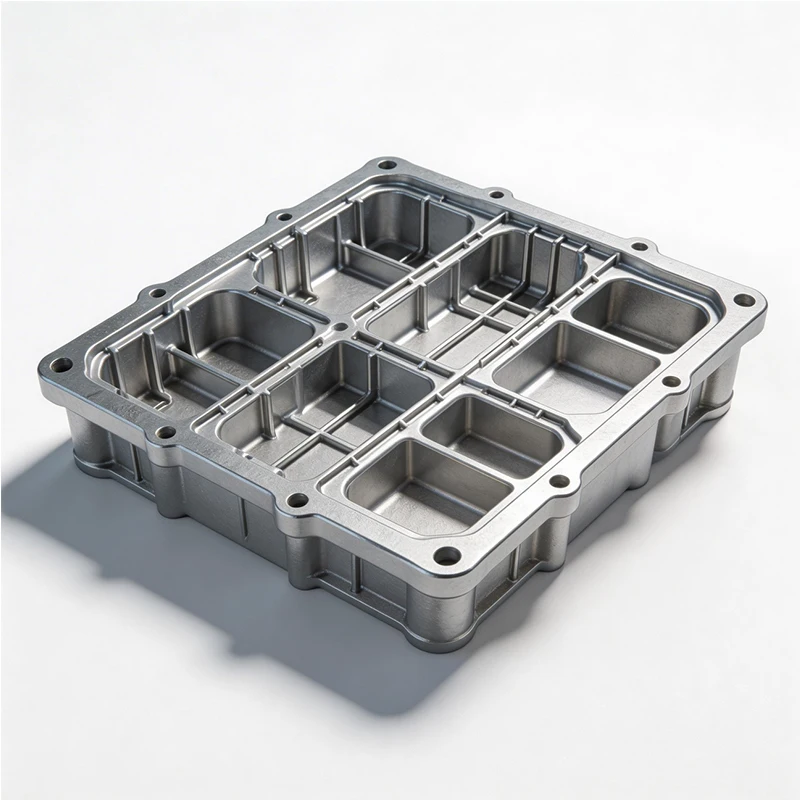 Custom CNC Machined Parts Custom CNC Pocket Machined Aluminium Multi-chamber Housing CNC Turning Milling Parts