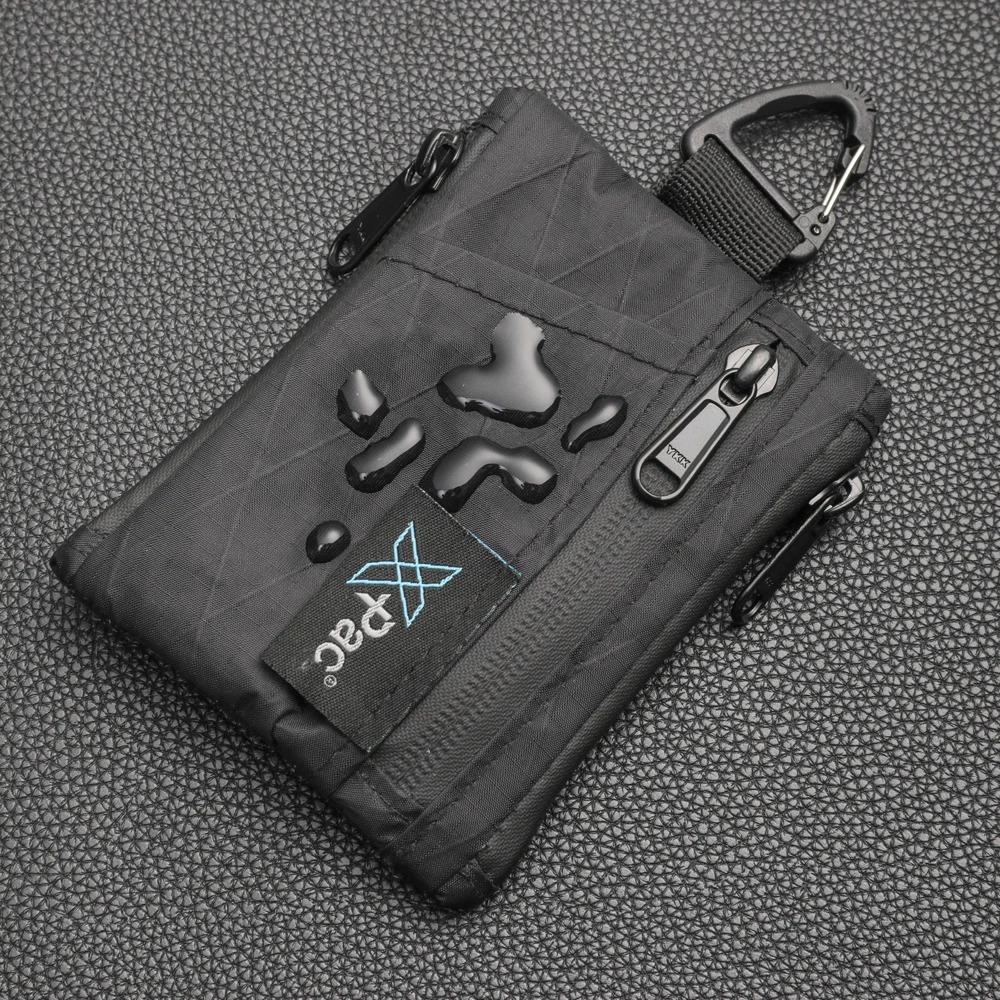 EDC 5-Pocket Multi Pouch X-PAC Geldbörse Kleiner Schlüsselanhänger Münzbeutel mit YKK-Reißverschluss EDC Pocket Organizer Utility Pouch für Karten – Detail 8