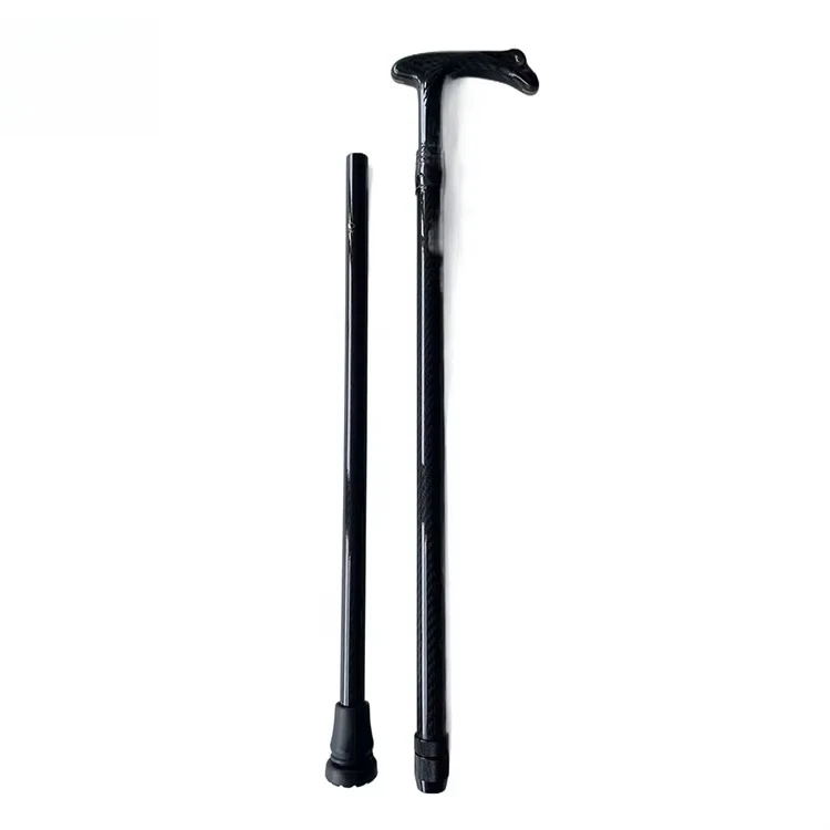 Custom High Strength Walking Stick Carbon Lightweight Real Carbon Fiber Telescopic Walking Stick Elderly for Luxury Gift