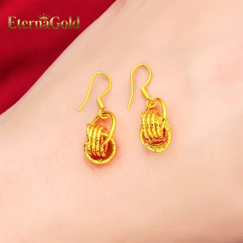 

EternaGold Женские украшения из 24-каратного золота, AU999. Ультраминималистичный блестящий дизайн, сдержанный и изысканный, для офиса и повседневной носки.