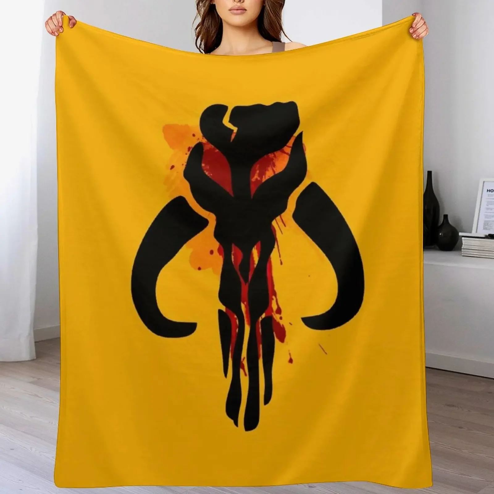 

Mandalore Throw Blanket Soft Plaid Decorative Throw Sofas Furrys Blankets
