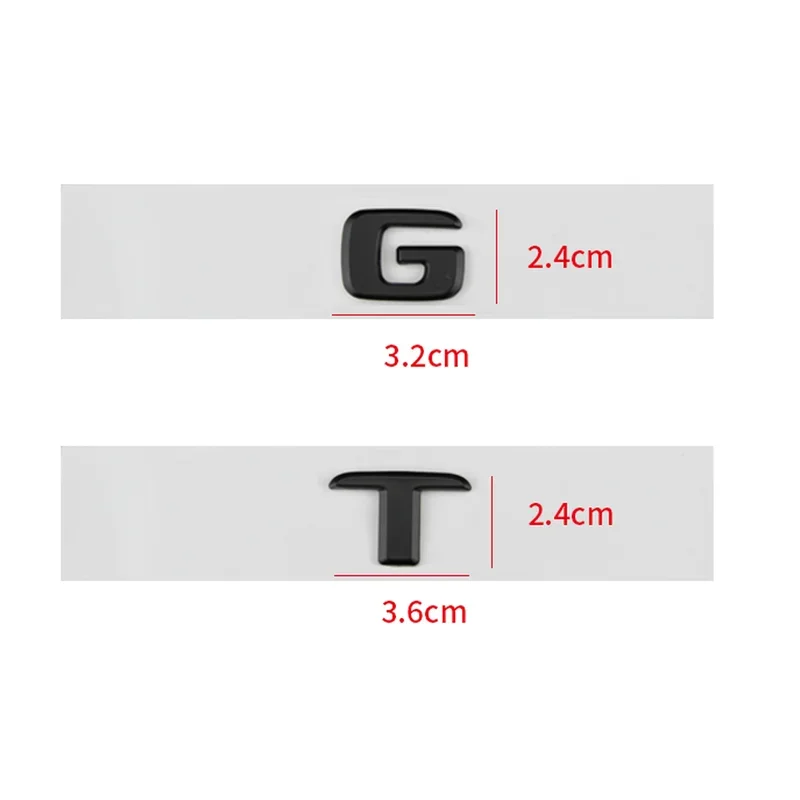 GT 43 Emblem for Mercedes Benz AMG GT GT43 GT50 GTR GTS GTC C63S E63S GLC63S GLE63S GLE63S Emblem Car Styling Trunk Sticker