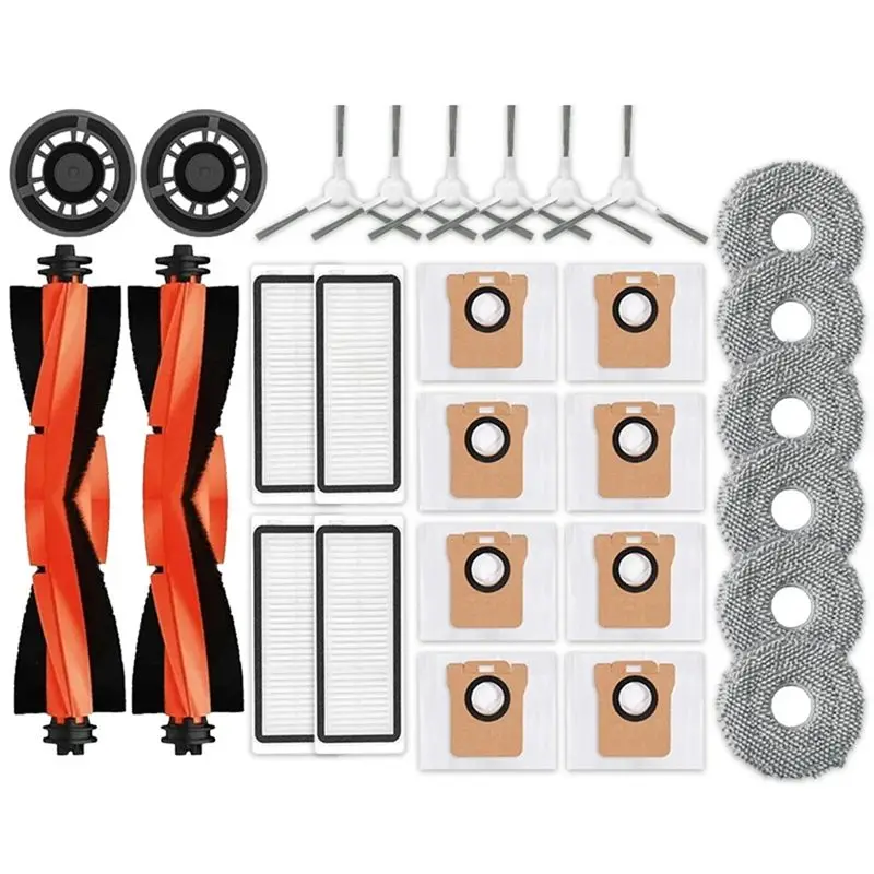 

Глобальная распродажа - Аксессуары для робота-пылесоса Dreame L20 Ultra: резиновые основные и боковые щетки, салфетки для влажной уборки, фильтры, мешки для пыли, запасные части.