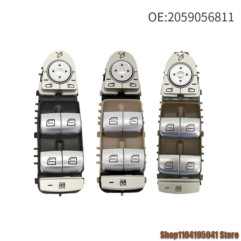 For Mercedes Benz C-Class electric window regulator switch assembly with folding switch 2059056811