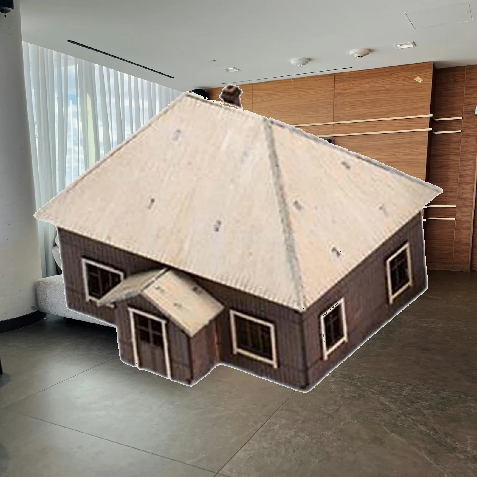 

1:72 Diy European House Layout Scenery for Micro Landscape Diorama
