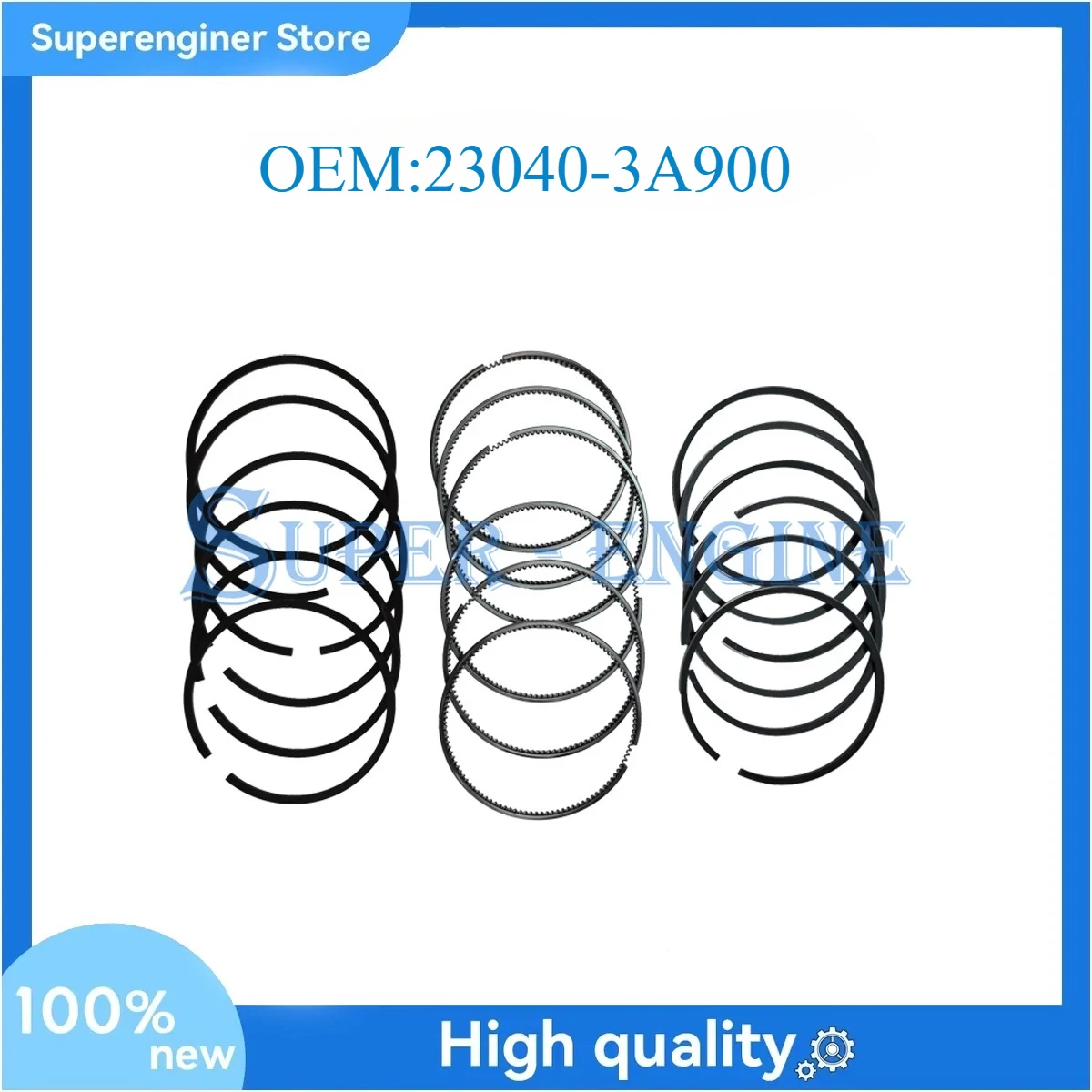 

Brand new Ring Set-Piston 23040-3A900 230403A900 for Veraruz 2007- Mohave 2007-2015