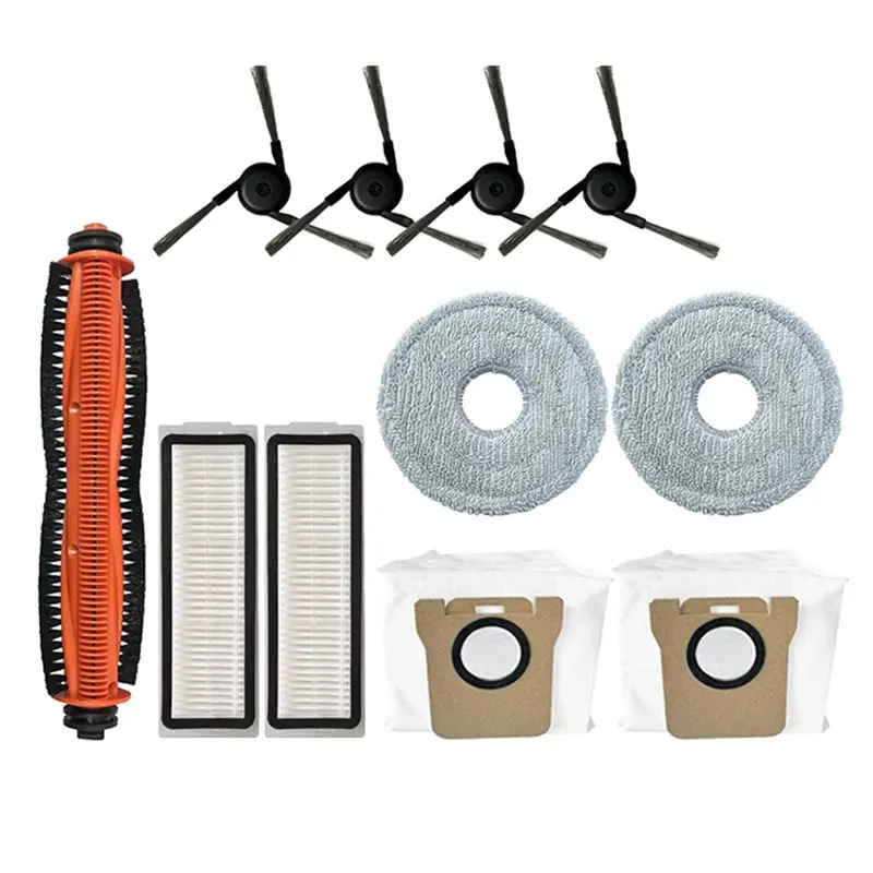 AB43-Fit Vervangende Onderdelen Kit Voor Mijia Robot Vacuüm Mop 5 Pro Accessoires-Hoofdborstel Filter Stofzak Mop doek
