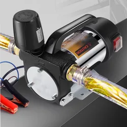 12V/24V/220V Electric Oil Pump Automatic Fuel Transfer Pump For Diesel Vehicles 990W Self-priming Oil Pump