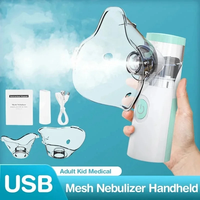 Portable Nebulizer Ultrasound  Silent Atomizer Nebuliser Inhaler Humidificador