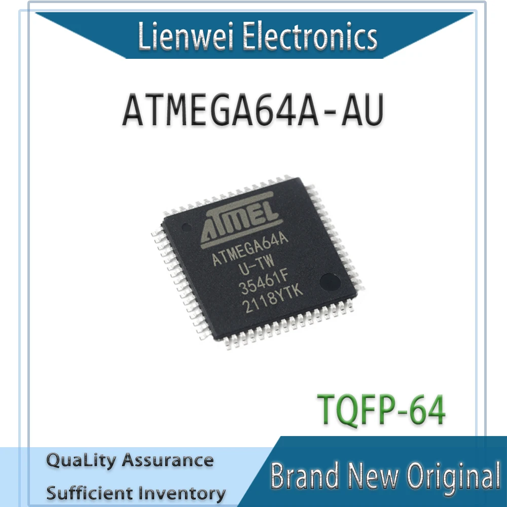 

100% New Original ATMEGA64A ATMEGA64A-AU ATMEGA64 IC MCU Chipset TQFP-64