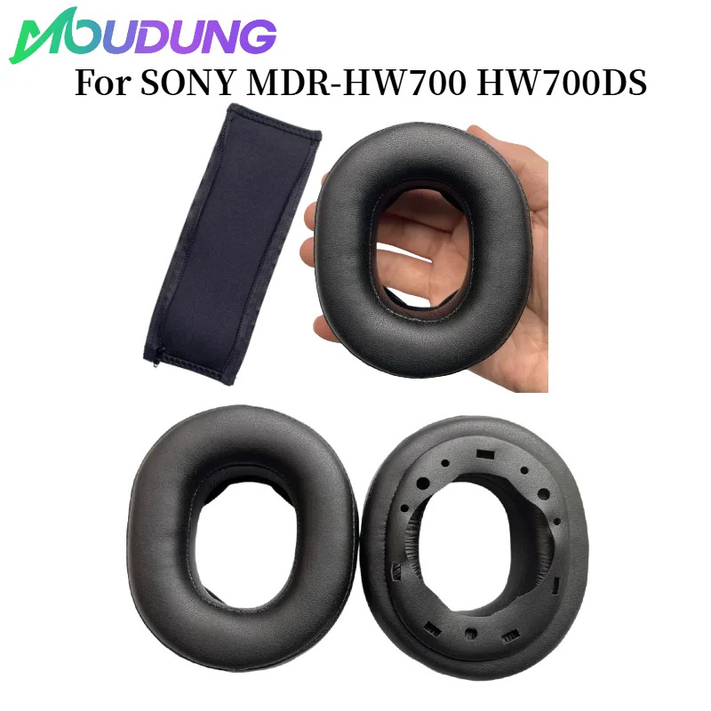 

MOUDUNG Replacement Earpads For SONY MDR-HW700 HW700DS Earmuffs Ultra-soft Sponge Cushion Cover Headphone repair parts