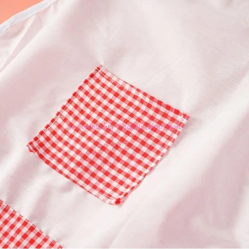 85AE Chef Hat & Apron Costume Newborns Cosplay Chef Costume Photograph Props Clothes
