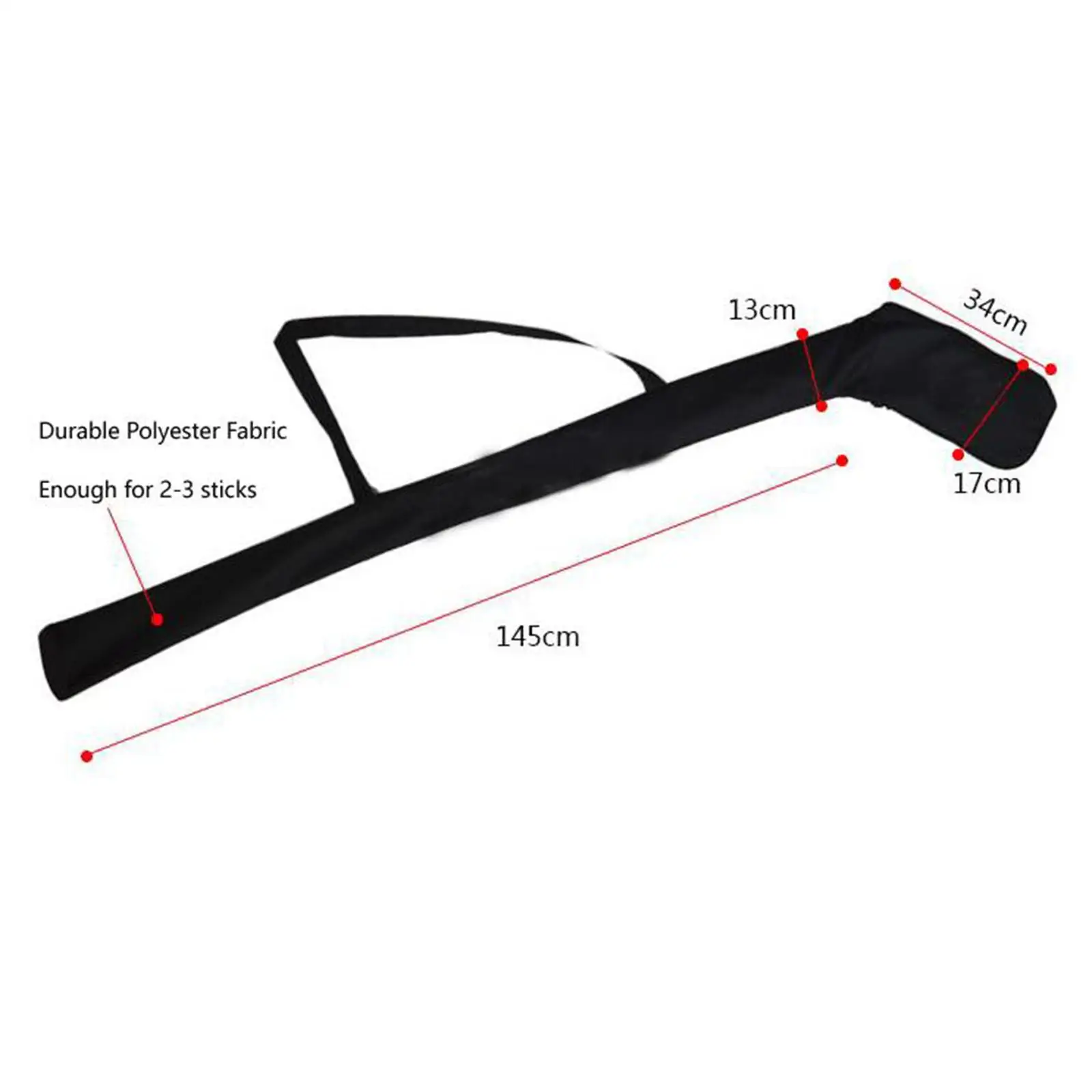 Ice Hockey Stick Bag Club Bag Women Lightweight Two Shoulder