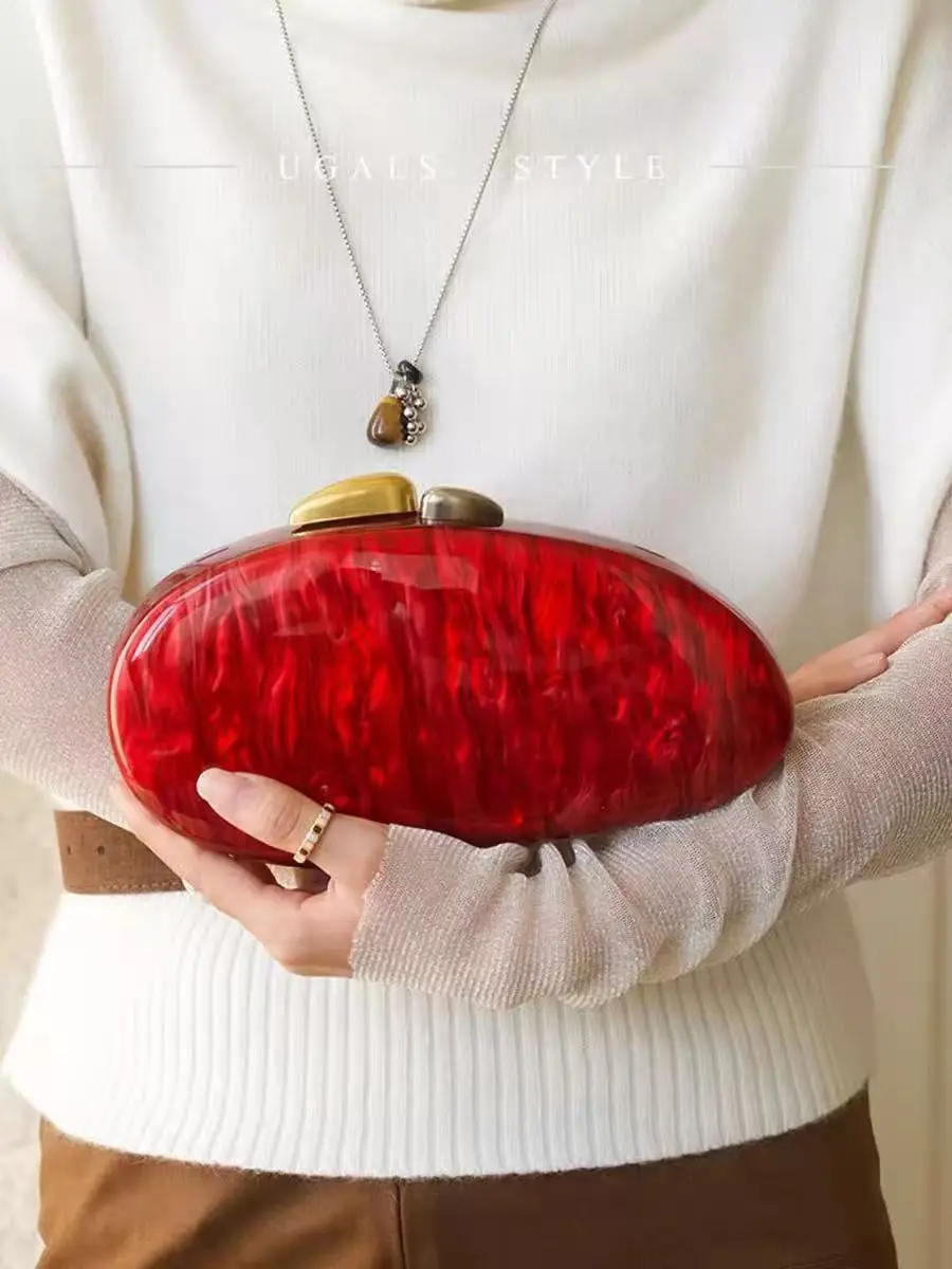 

Роскошная женская сумка-клатч из акрила с текстурой мрамора, модная вечерняя сумка для свадьбы и вечеринок, сумка через плечо