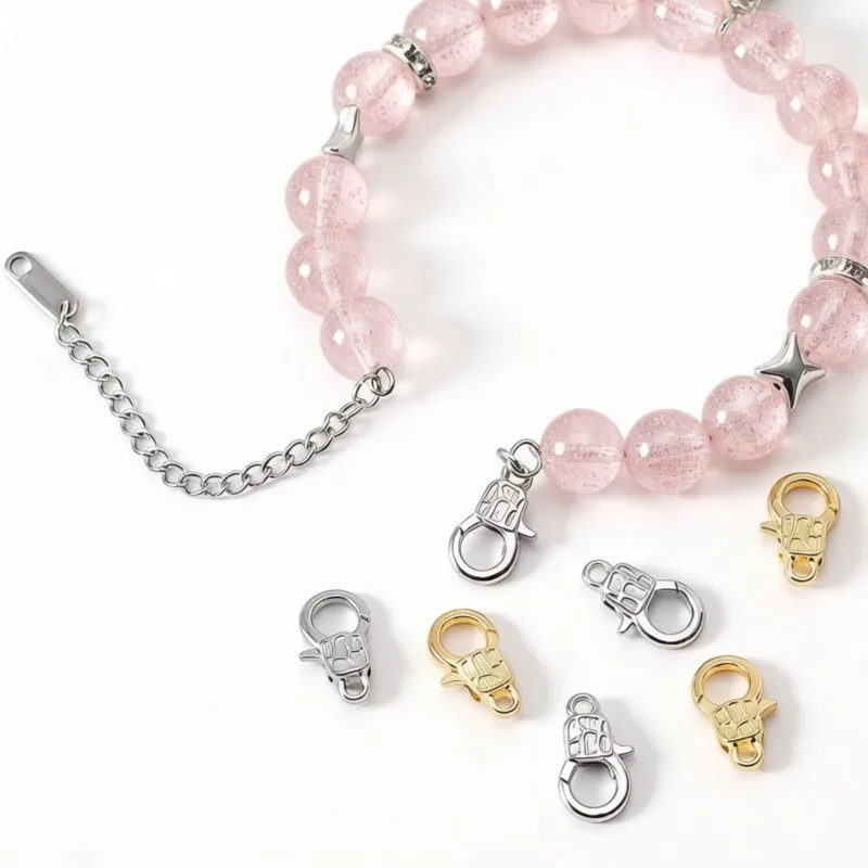 

2/10/30pcs 16mm Metal Lobster Clasps for Keychain Jewelry Making DIY Bracelets Necklaces Hooks Chain Closure Accessories