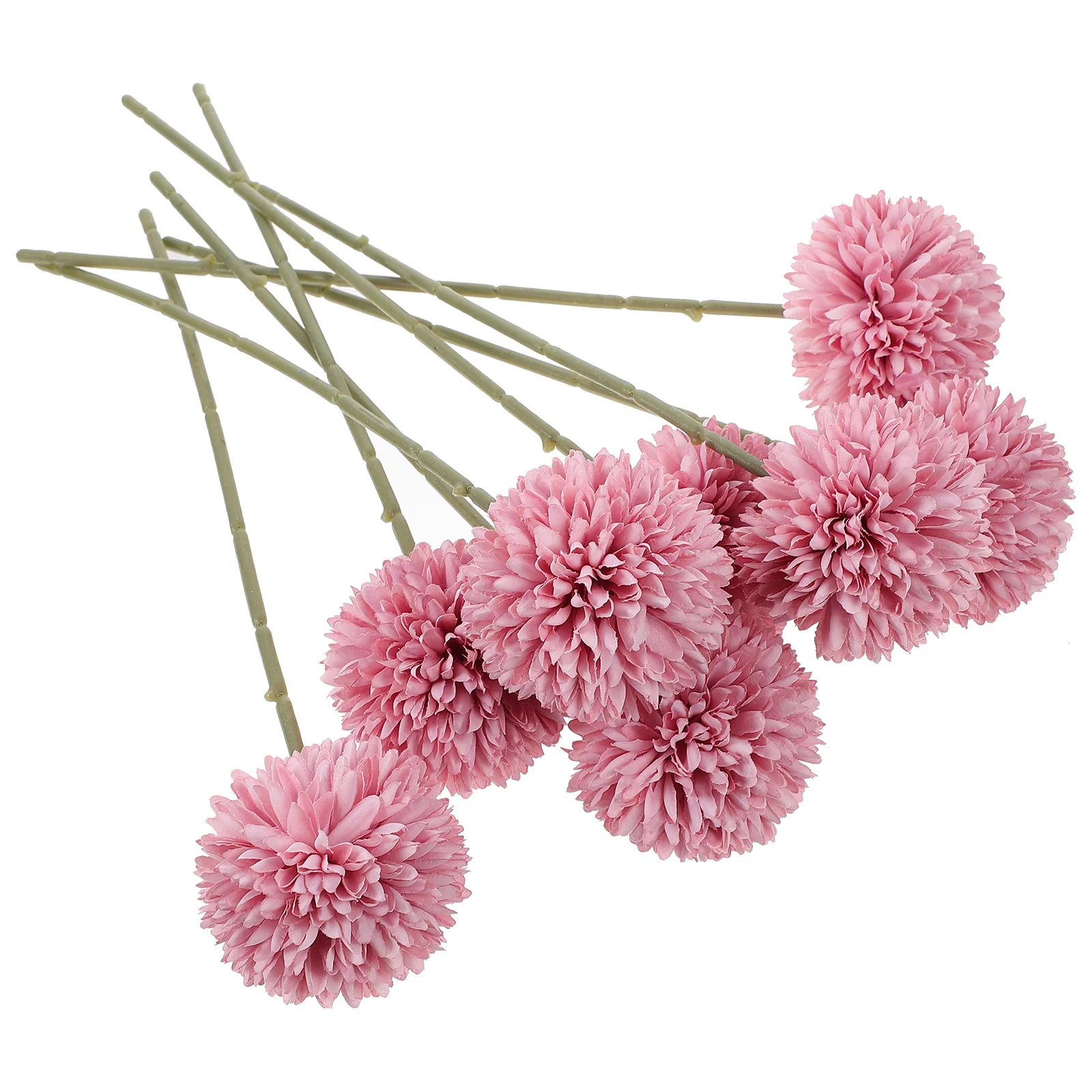 

8 Pcs Artificial Chrysanthemum Bouquet Premium Decorative Fake Flowers Wedding Home Party Plastic Faux Hydrangea