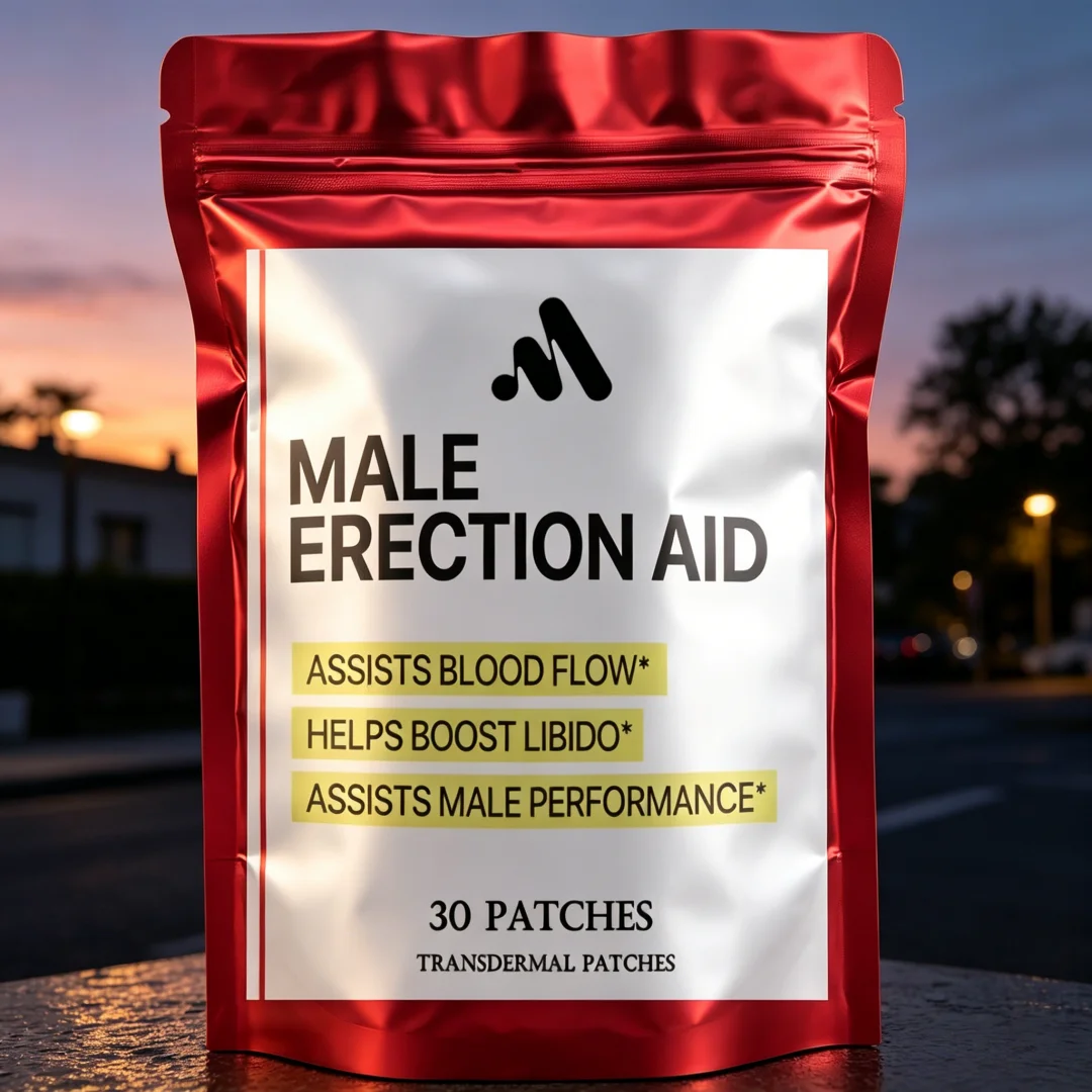 30 Patches Male Performance Aid Enhancement Patch -Drive and Stamina High Potency Booster Transdermal Patches
