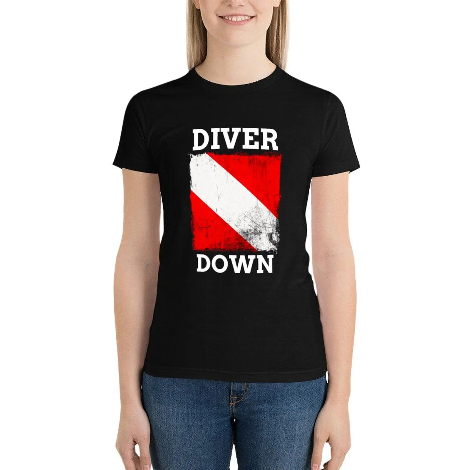 Diver Down T-Shirt aesthetic clothes anime clothes t shirts for Women