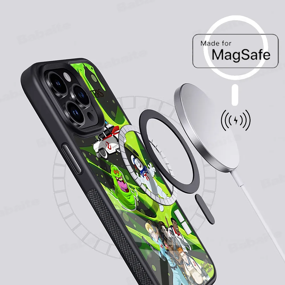 Movie E-Extreme G-Ghostbusters Phone Case Magesafe Magnetic Wireless Charge Case For iPhone 16 11 12 13 14 15 Pro Max Plus Mini