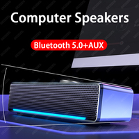 2024 LED TV Sound Bar AUX Wired Wireless Bluetooth Speaker Home Theater System SoundBar for PC Speakers Computer caixa de som