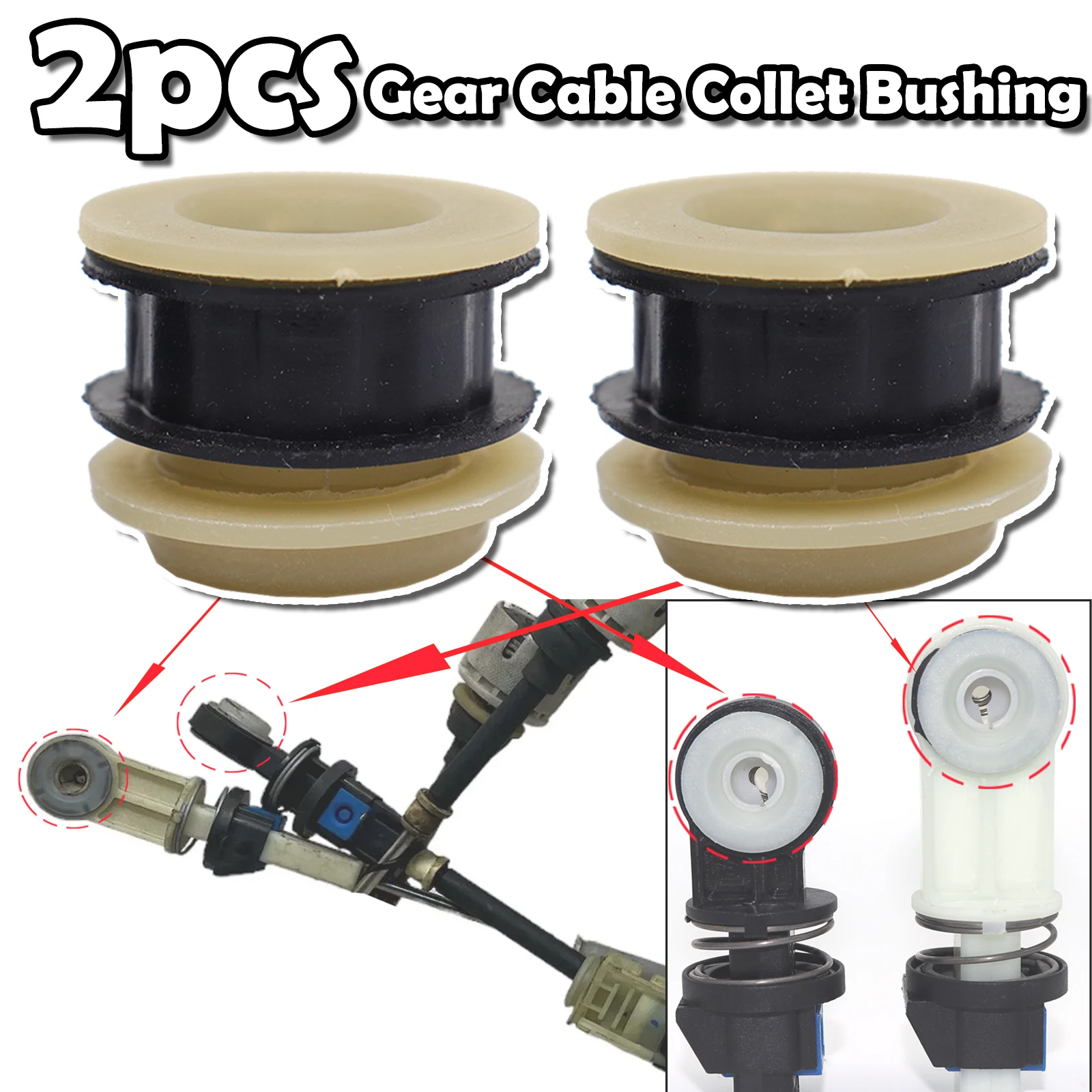 Manual Gear Shift Selector Lever Linkage Cable Shifter Bushing For Opel/Vauxhall Astra J P10 Cabrio Zafira Tourer 2444HG 1064757