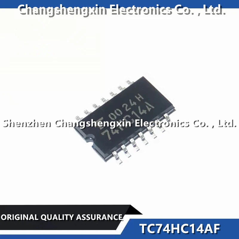 50 Pieces TC74HC14AF TC74HC14AF(EL,F 74HC14A New Original Inverter IC 6 Channel Schmitt Trigger 14-SOIC 5.2mA