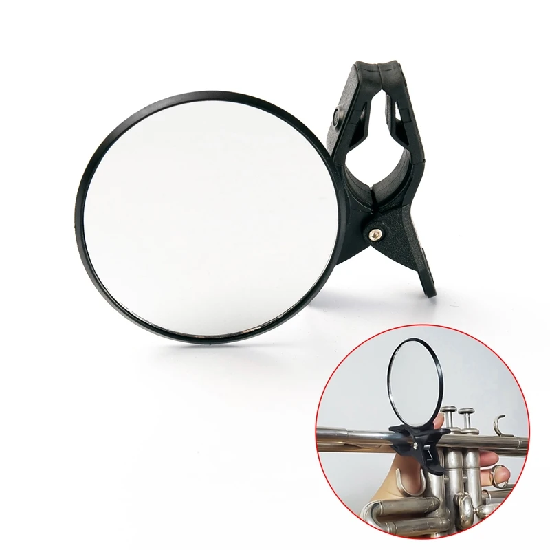 Mouth correction observation mirror, trumpet, horn, large trombone, saxophone, flute, clarinet Brass woodwind instrument