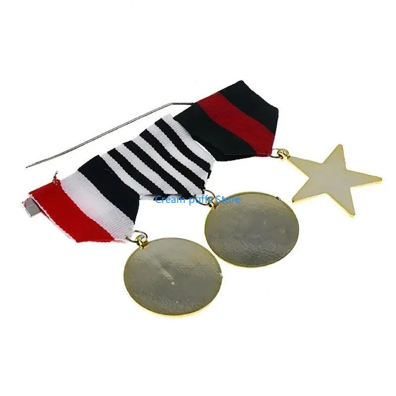 50LE Militations Heroues Médailles manteau Brooch Pin Soldat Patot Patot Officier Armys Armys Costume Médailles Médailles