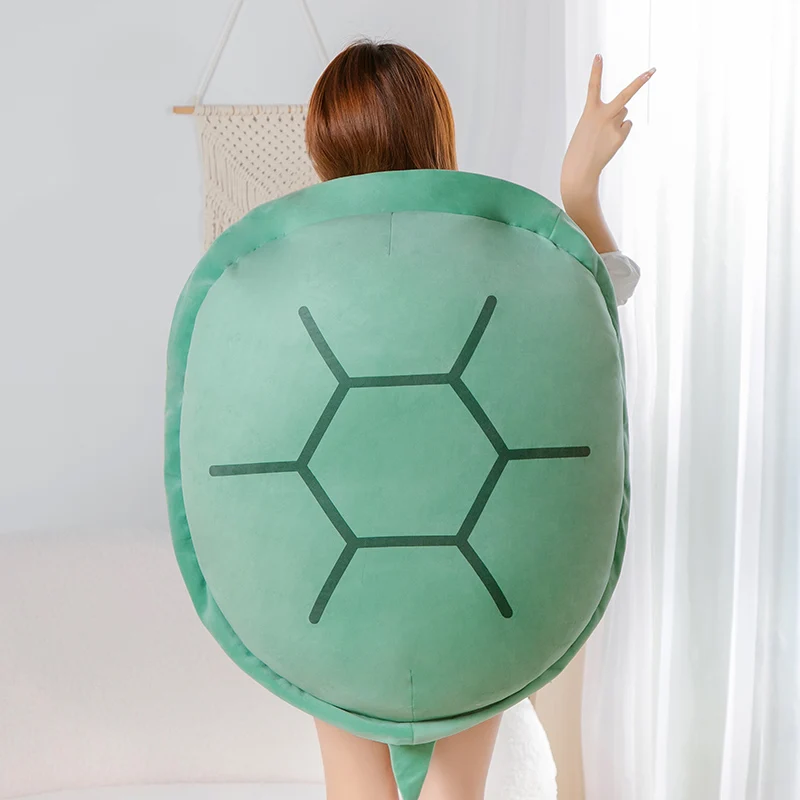 150ซม.เพียงผิว Intresting สวมใส่เต่า Shell Party Cosplay Coat ตุ๊กตาตุ๊กตา Plush Sleeping หมอนเตียงเบาะเกมตุ๊กตาตุ๊กตาตุ๊กตา