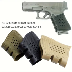 قفاز مطاطي مضاد للانزلاق ل Glock 17 ، 19 ، 20 ، 21 ، 22 ، 23 ، 31 ، 32 ، اكسسوارات الصيد التكتيكي أعلى 8 مبيعات قلم مسدس 22 مم - No1