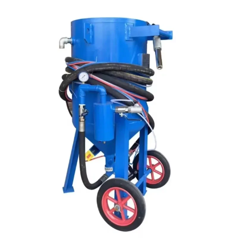 

Portable Metal Sandblasting Machine, Sandblasting Pot, Glass Sandblasting Machine, Mobile Sandblaster