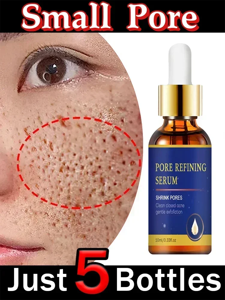 Pores Shrinking Serum Face Tightening Repairing Facial Pore Minimizing Moisturizing Removing Pores Skin Care Product