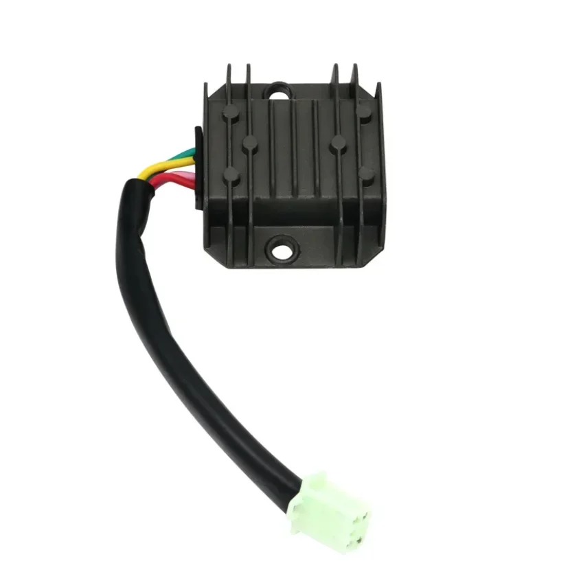 Motorcycle 12V 4 Wire 4 Pins Voltage Regulator Rectifier Fit for 150-250CC Motorcycle Gy6 50 150cc Scooter Moped ATV Boat Motor