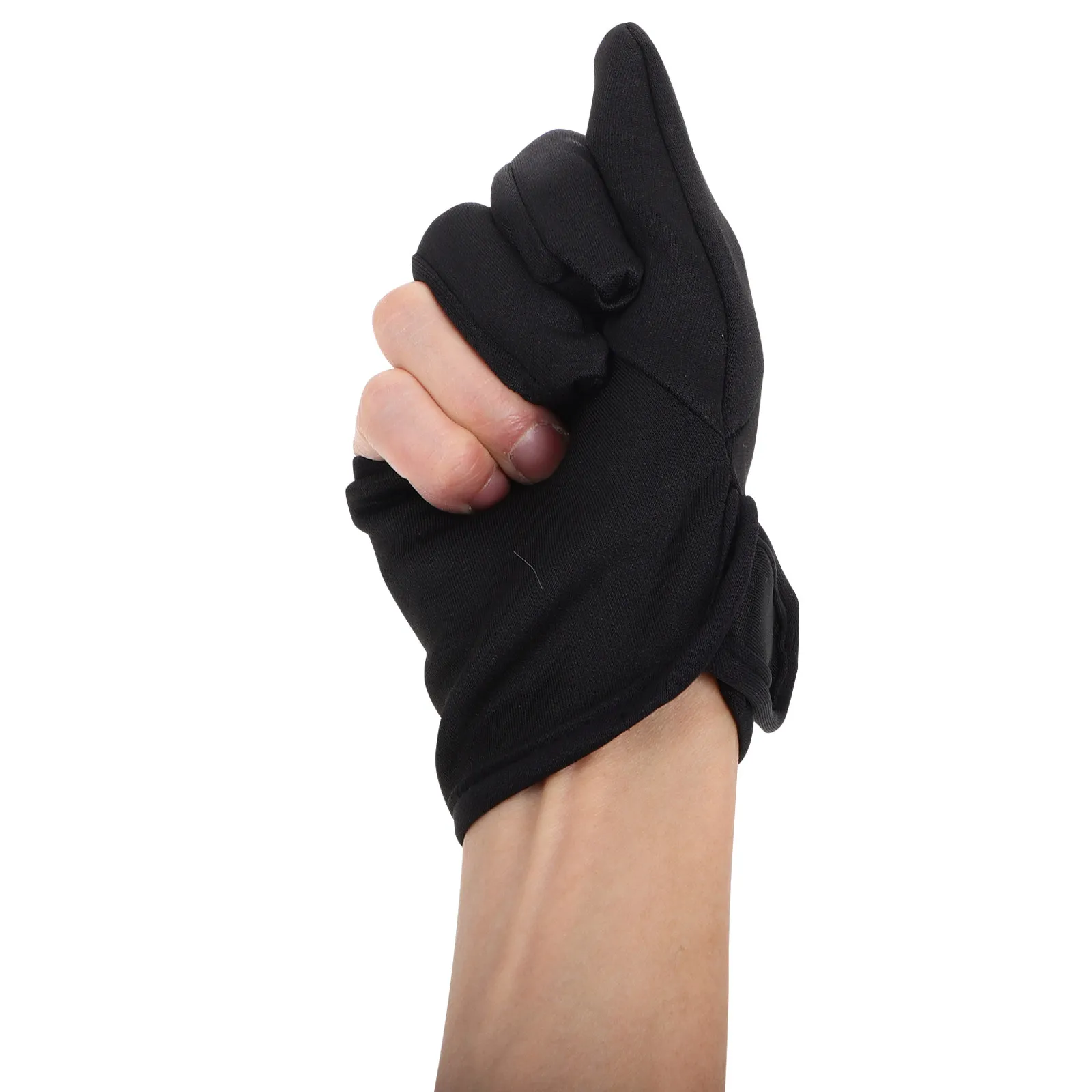 Secure Fit Three Finger Hair Styling Gloves Thick Insulated Heat Resistant for Curling Wand Hair Straightener Salon Home Use