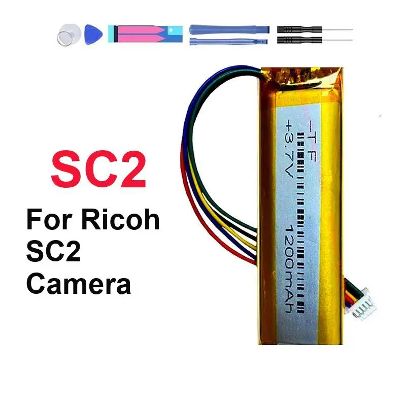 High Performance Camera Battery For Ricoh SC2 1200Mah