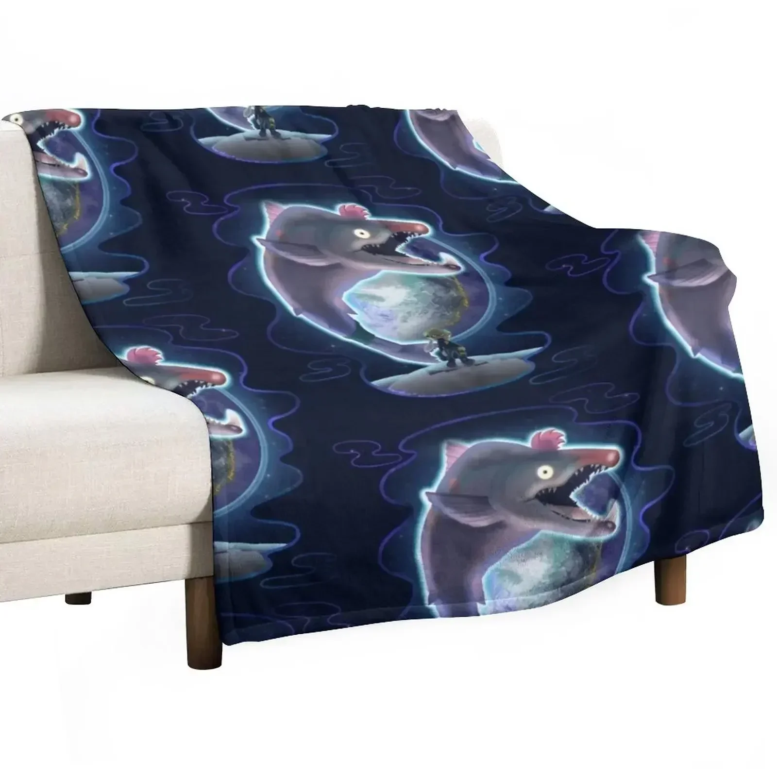 Mega Fish Throw Blanket Luxury Thicken blankets and throws Weighted Designers Blankets