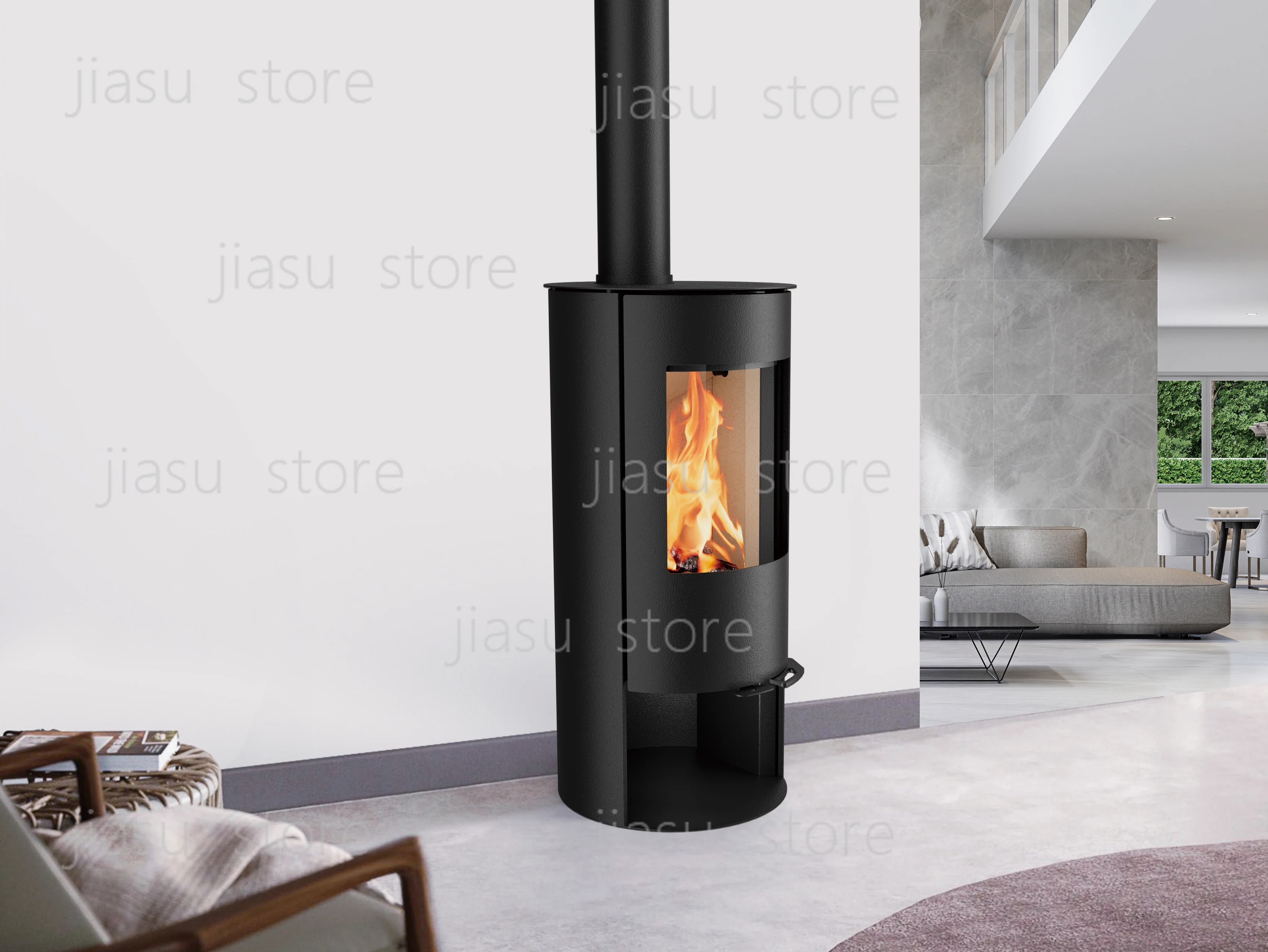 

R1204A 11.7KW Smokefree Modern Design Wood Burning Stove Fireplace Environmentally Friendly Wood Stove Indoor Heating for Sale