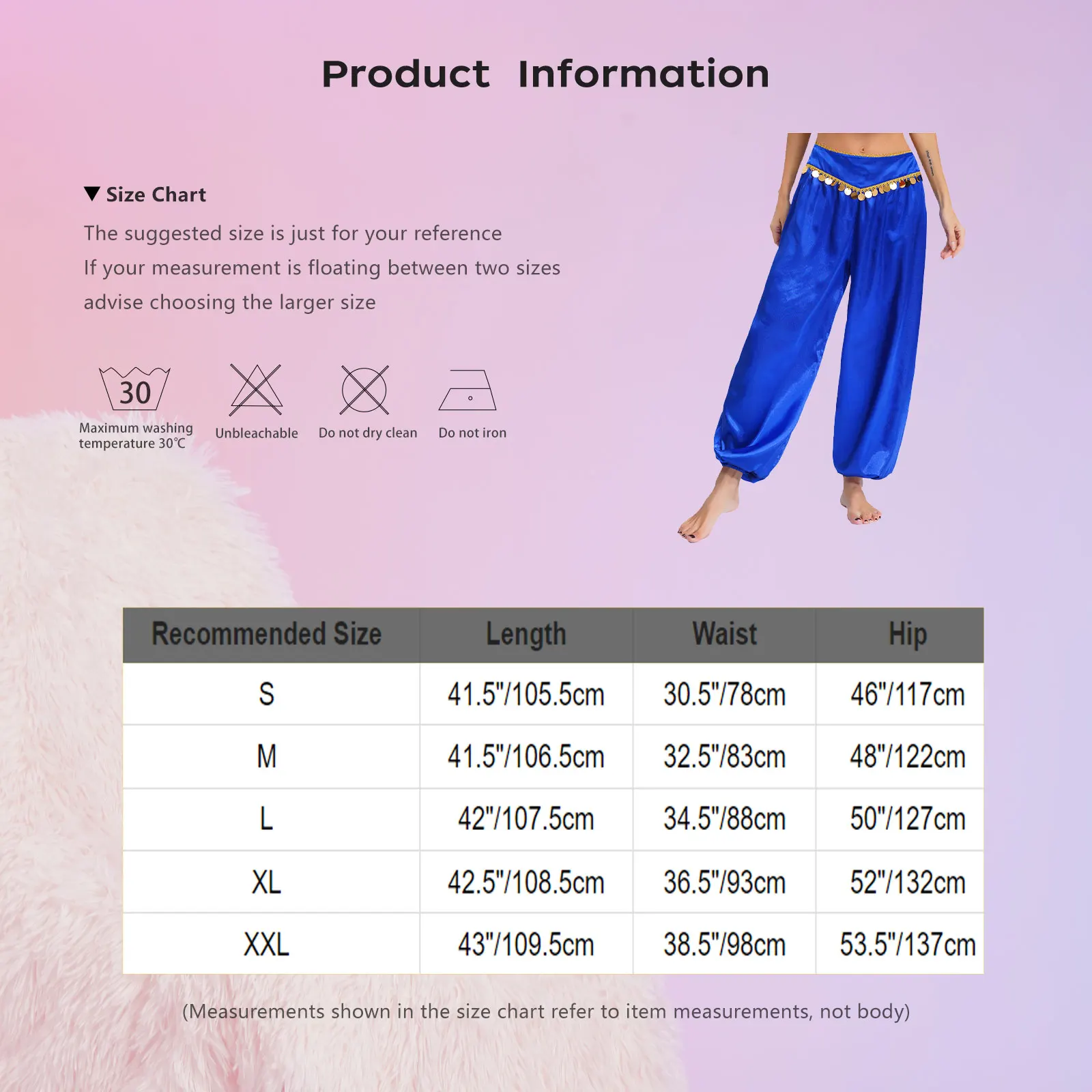 Womens Buikdans Broek Halloween Arabische Broek Lage Taille Pailletten Losse Harembroek Baggy Broek Dans Broek Prestaties Kostuum