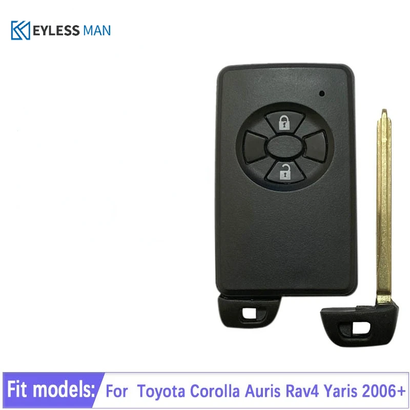 

B51EA Smart Remote Car Key Fob For Toyota Auris Yaris 2006+ with 433Mhz 0780 PCB P1 D4 4D-67 89904-52071 Aftermarket