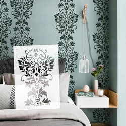 35cm - 65cm Wall Stencil For Painting Plaster Template To Paint Decorative Decors Decor Putty Damask Vintage Retro Luxury S394