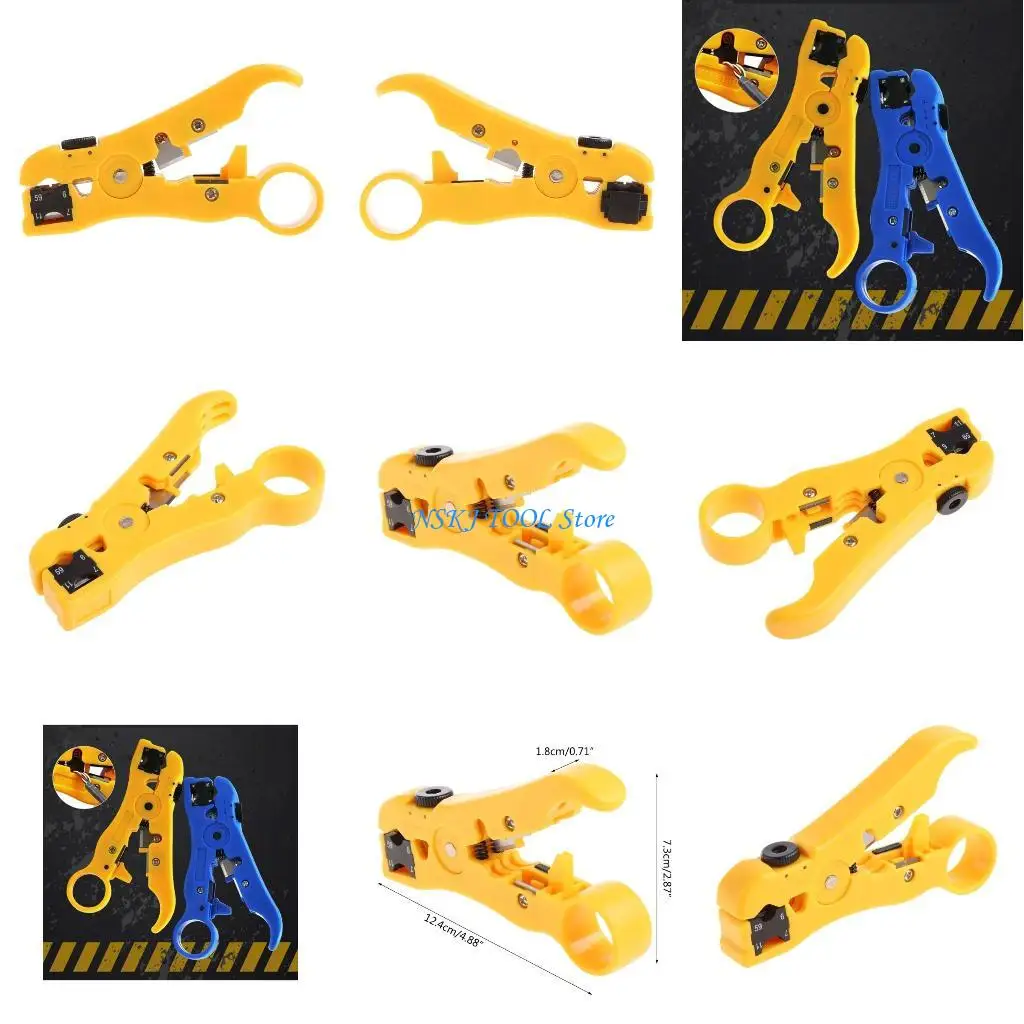 

L8RC Professional Electrician Wire Tool Cable Wire Stripper Cutter Crimper Automatic