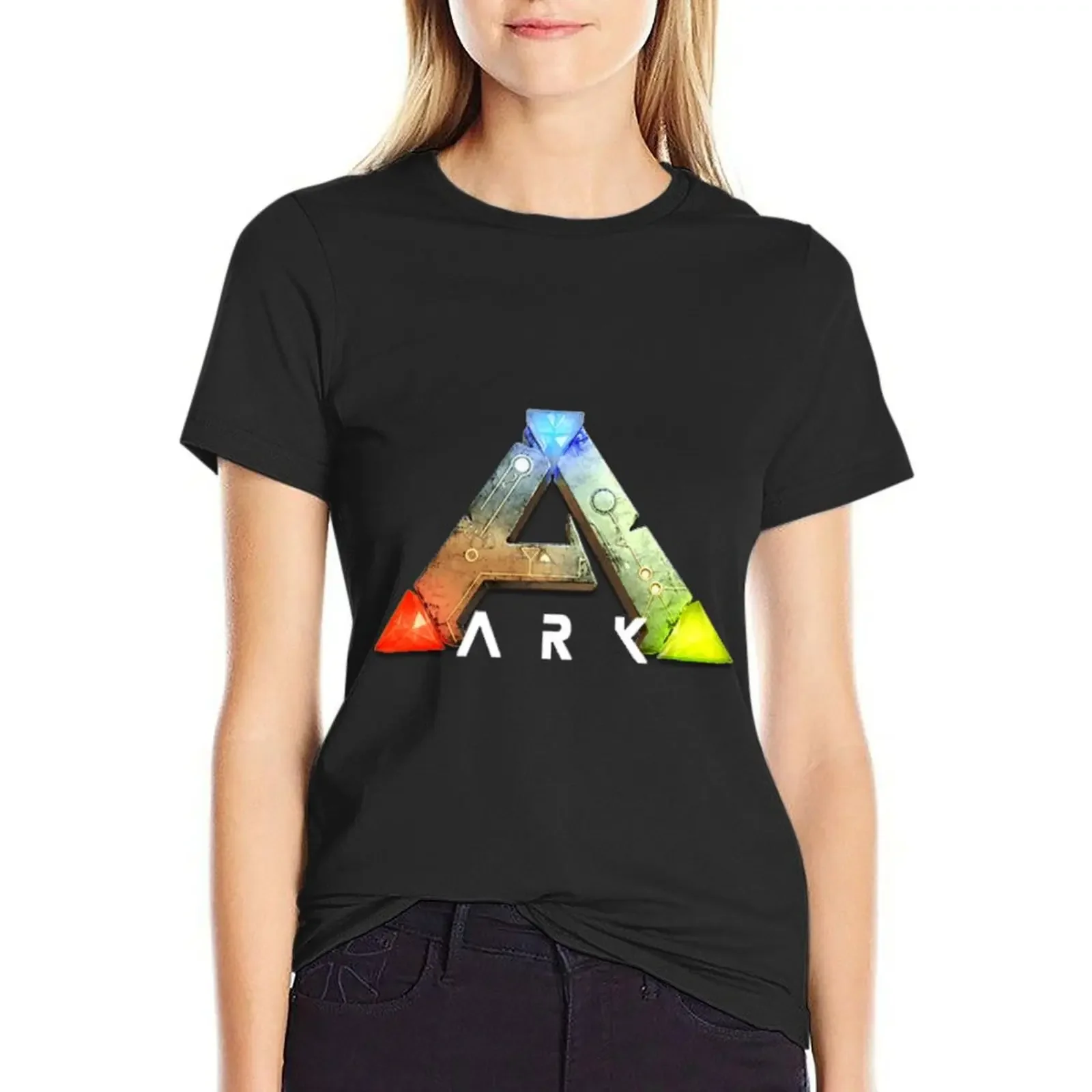 Ark Survival Logo T-Shirt Female clothing vintage clothes lady clothes kawaii clothes workout shirts for Women