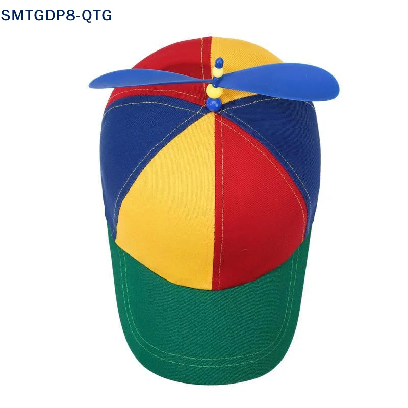 NEW New Spring & Autumn Bamboo Dragonfly Propeller Fashion Color-Block Baseball Cap – Outdoor Sun Protection Hat