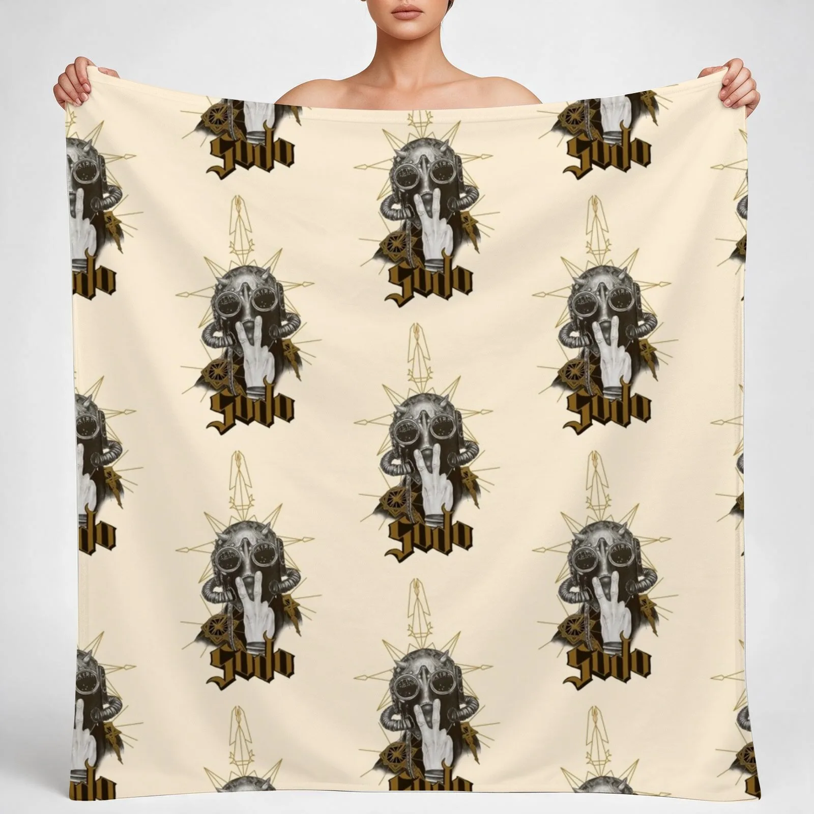 Sodo Nameless Ghoul, The band Ghost Throw Blanket couch cozy soft plush fuzzy picnic outdoor blanket