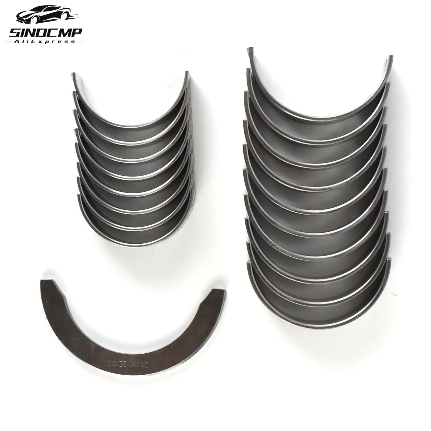 

1Set G4NH Engine Main Bearing+Rods Bearing+Thrust Bearing Set For Hyundai Elantra Kona Tucson Veloster Forte Seltos Soul 2.0