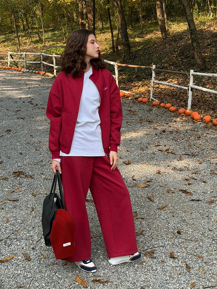 

Брюки спортивные женские MDNOTE Minoo Fce, повседневные, с асимметричным высоким поясом, прямые, комфортные, длинные