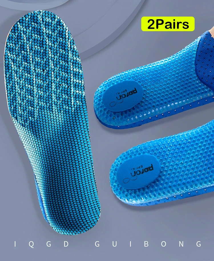 4 шт. силиконовые ортопедические стельки для обуви, высокоэластичные спортивные амортизирующие стельки для поддержки свода стопы, подошвенный фасциит, подошва обуви