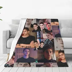 Hardin Scott Photo Edit Blanket Flange Textile Decor Portable Super Soft Throw Blankets for Home Office Plush Thin Quilt